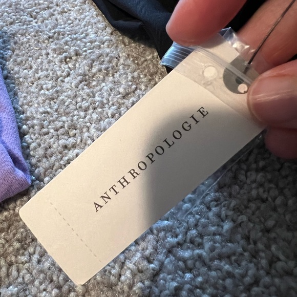 NWT Anthropologie Current Air collab - sequin open-back top with bishop sleeves - Picture 13 of 13